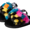 UGG Kids Fluff Yeah Slide Checks (Infant/Toddler)